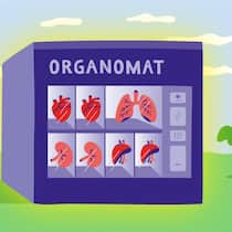 Na dann – auf die nächsten 100 Jahre! Illustration eines Organomaten -