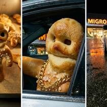 Warum der «Grittibänz im Benz» die Schweiz spaltet Grittibänz im Benz, rappender Grittibänz von Migros, Quelle: https://www.tiktok.com/@migros.ch/video/7579613729495534870