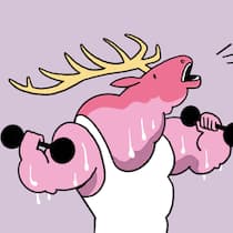 Neulich in der Muckibude Illustration zum Thema Fitness-StudioSchlusspunkt Muckibude 4/26