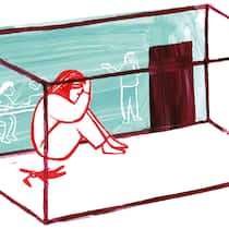 So schützen wir unsere Kinder Ein kleines Mädchen sitzt zusammengekauert und verängstigt auf dem Boden eines Zimmers, das in Form eines Quaders illustriert ist. Sexualisierte Gewalt und Missbrauch an Kindern kommt auch innerhalb der Familie vor. Was tun, um Kinder vor sexueller Ausbeutung zu schützen? Die Tipps der Expertin