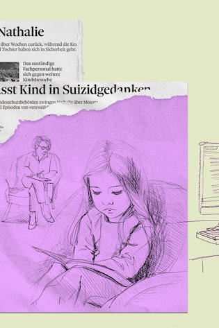 Zeitungsausschnitte: Eine Artikelserie um die siebenjährige Nathalie wurde zum Narrativ für deutsche Reichsbürger, die die Regierung stürzen wollten. Der Fall ist ein Lehrstück für den Journalismus