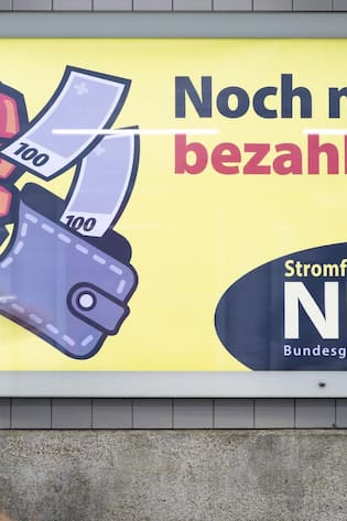 Abstimmungsplakat der SVP gegen das Klimagesetz