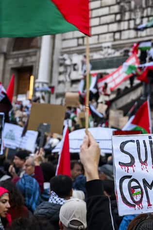 Demonstration zur Solidarität mit Palästina, Lausanne, 19. Oktober 2023