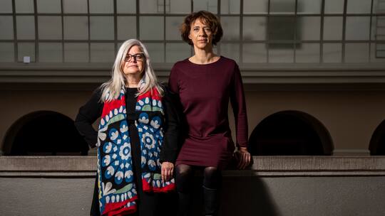 Die beiden Porofessorinnen Monika Dommann und Marietta Meier in der Uni Zuerich.19.11.2021(ELA ÃELIK/TAMEDIA AG)