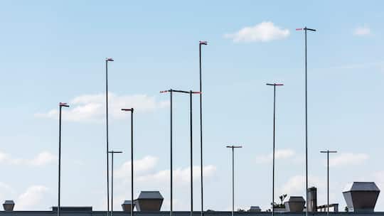 Baugespanne an der Bederstrasse in Zürich