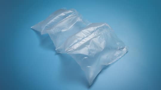 Plastik-Luftkissen: Verursachen viel Müll.