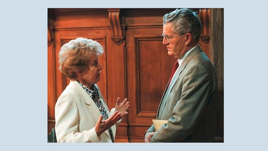 Forderten in den 90er-Jahren eine nationale Erbschaftssteuer: Die Zürcher FDP-Ständerätin Vreni Spoerry und und der Luzerner Finanzminister Kaspar Villiger (FDP)