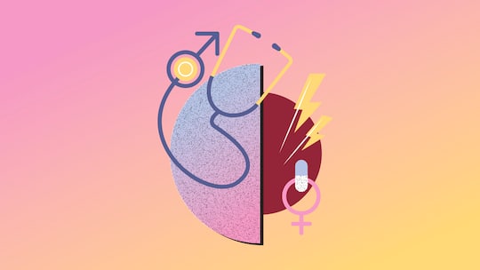 Illustration zum Thema Ungleichheit in der Medizin: Frauen werden schlechter behandelt