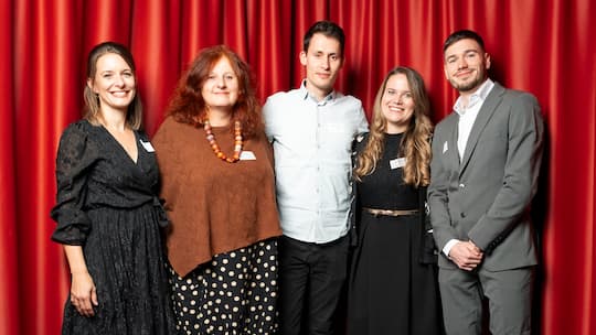 Schule Luterbach, LehrerInnen-Team v.l.n.r. Stefanie Maradan, Annette Wyssmann, Matthias Kowaleff, Claudia Andres, Hannes Hunziker