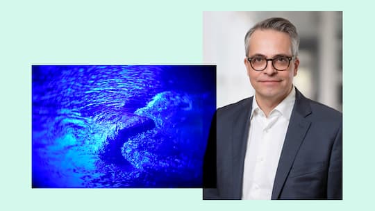 Collage mit Portrait von Marc Walter - Narzissten haben keine Empathie, Grössenfantasien und ein starkes Bedürfnis nach Bewunderung. Psychiater Marc Walter erklärt, was bei ihnen abgeht