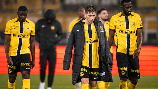 Umstrittener Trikotsponsor: Wegen Plus500 durften die YB-Matches in der Champions League in Frankreich nicht übertragen werden.