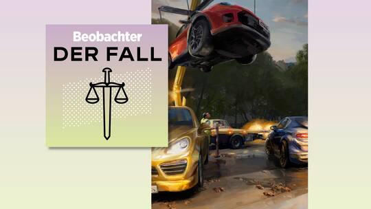 Frühmorgens holt die Polizei die Autos ab