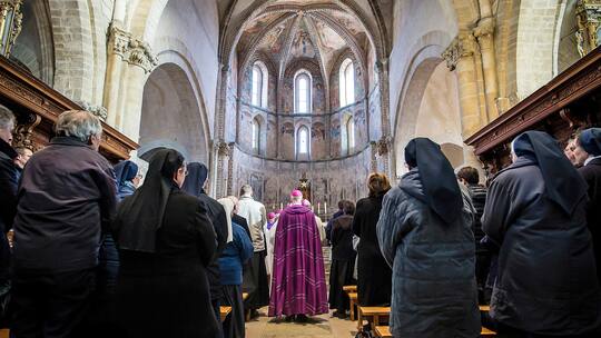 Messe in der Basilique de Valère in Sitten