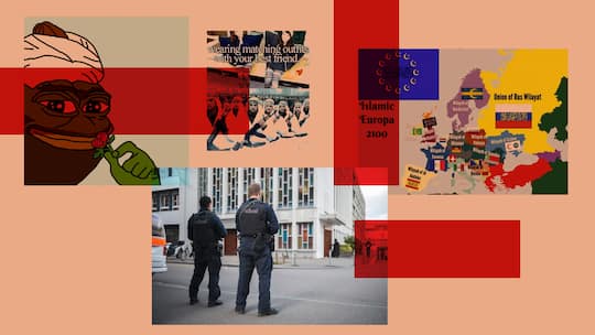 Collage zum Thema Radikalisierte Jugendliche - In der Schweiz wurden mehrere Jugendliche wegen Terrorverdachts verhaftet. Eltern könnten ihre Kinder vor Extremismus schützen.