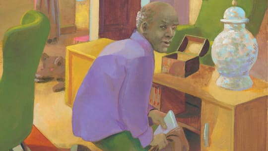 Ein tragischer Erbstreit: Illustration eines Mannes der klaut