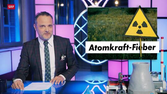 Aus dem Zusammenhang gerissen: Die atomfreundliche Volksinitiative «Blackout stoppen» wirbt mit Ausschnitten aus der Satiresendung «Deville» um Unterschriften. Nun prüft SRF, ob es juristisch dagegen vorgehen will.