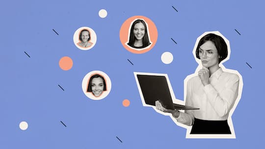 Frau mit Laptop - Über die Hälfte der Arbeitgeber beschafft sich heimlich Infos über Jobsuchende. Der Beobachter erklärt, was man tun kann