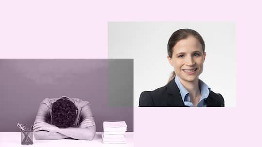 Nicole Meier vom Arbeitgeberverband zum Thema gestresste Lernende