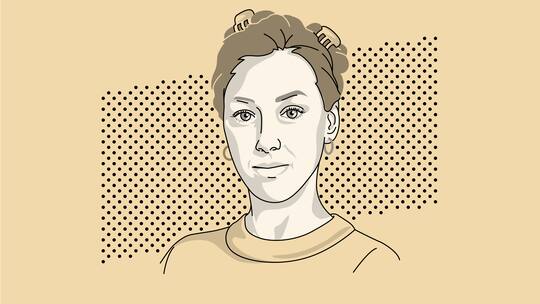 Porträt von Lisa Christ, illustriert