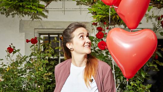 Madeleine Zehnder, Gründerin der Datingplattform deindate.ch, die exklusiv kognitiv beeinträchtigten Menschen zur Verfügung steht