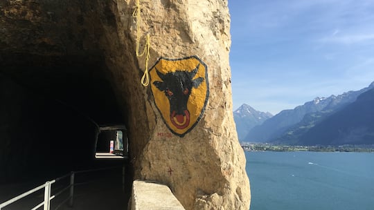 Axenstrasse auf dem Urner Abschnitt