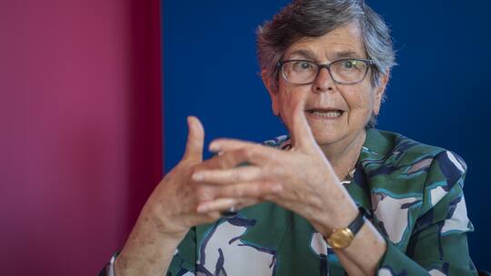 Die Alt Bundesrätin Ruth Dreifuss in einem Interview