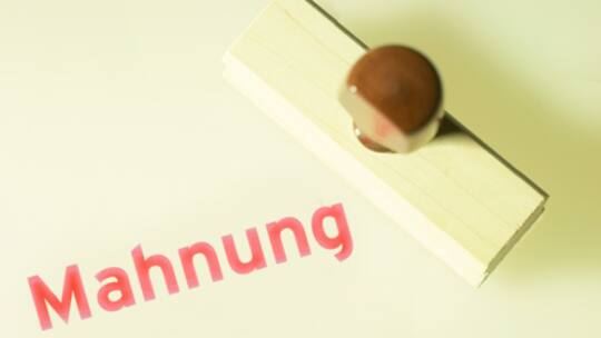 Tausende Mahnungen verschickt