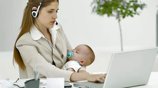 Der Arbeitsplatz im trauten Heim