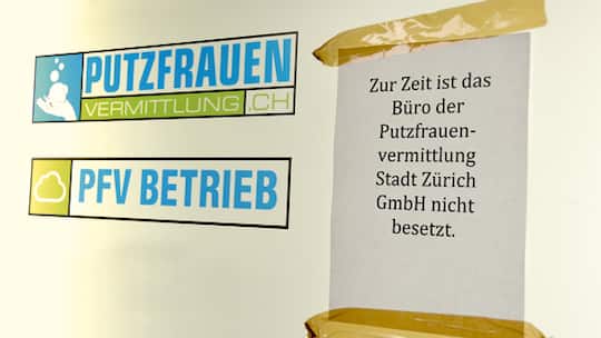 Putzen für den Pleitier