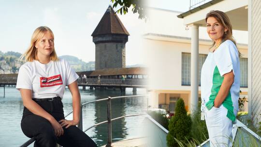 Noemi Grütter und Beatrice Dietrich