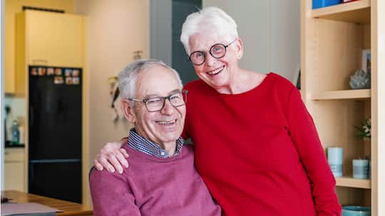Margrith und Peter Peyer haben im Alterszentrum St. Martin in Sursee ihre Wunschwohnung gefunden.