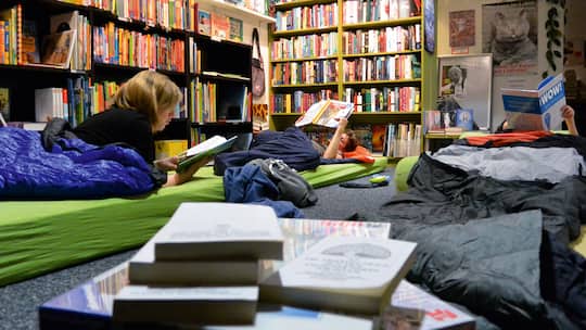 Eine Nacht im Buchladen