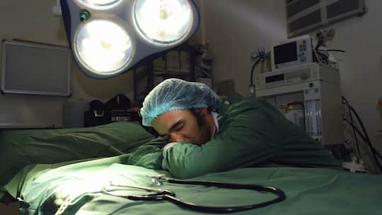 Arbeiten bis zum Umfallen