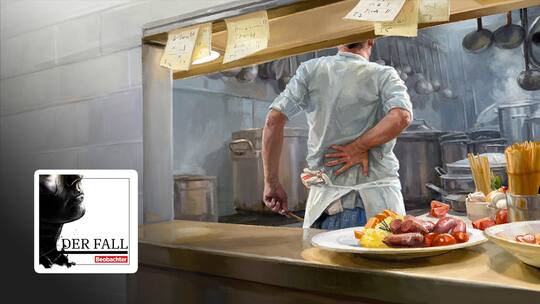 Illustration der Fall - Mit letzter Kraft