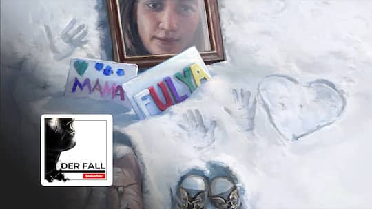 Illustratioin Fulya Demirs Grab im Schnee