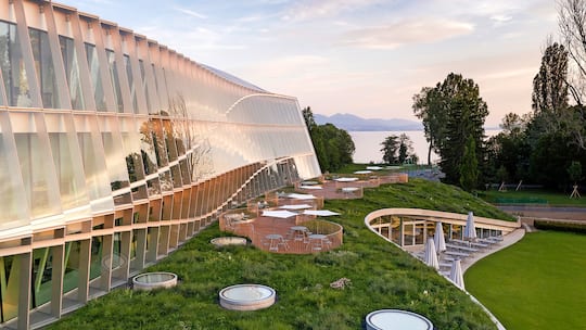 Der Hauptsitz des Internationalen Olympischen Komitees IOC in Lausanne.