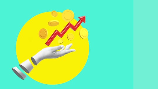 Illustration einer Teuerung. Unternehmen passen Löhne nicht der Teuerung an. Das können Angestellte unternehmen