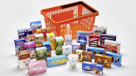 Migrosproukte als Miniaturen