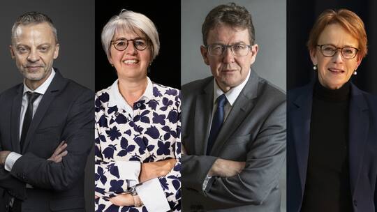 Hans-Ueli Vogt, Elisabeth Baume-Schneider, Albert Rösti, Eva Herzog und welche Lobbys hinter ihnen stehen