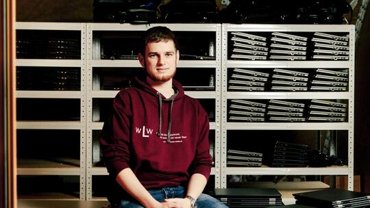 Tobias Schär, 26, Student und Gründer von «Wir lernen weiter»