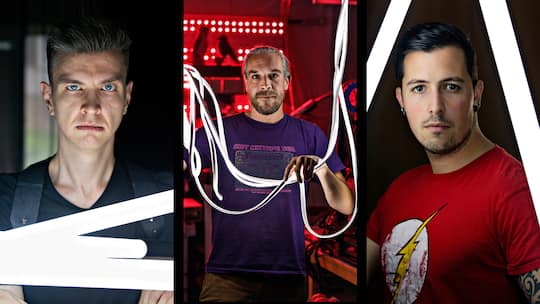 Transhumanisten und Biohacker unter sich: Steve Void, Marc Dusseiller und Mike Schaffner (von links)