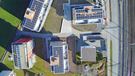 Strom aus lokalem Anbau: Schwemmiweg-Quartier in Walenstadt SG