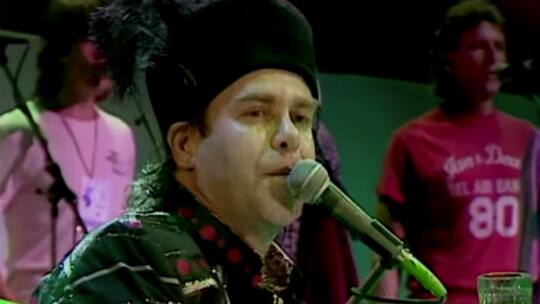 Elton John am Live Aid 1985