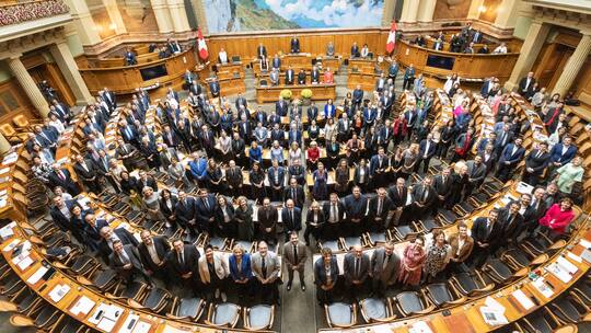 Gruppenfoto Parlament, Ende Legislatur 2019-2023