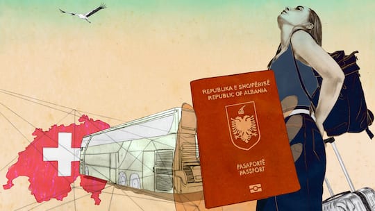 Symbolbild Menschenhandel mit Albanerinnen