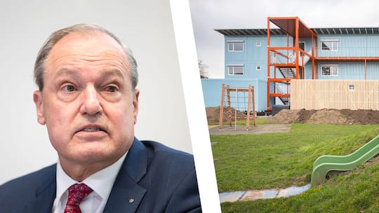 Jörg Kündig, Containersiedlung für Geflüchtete