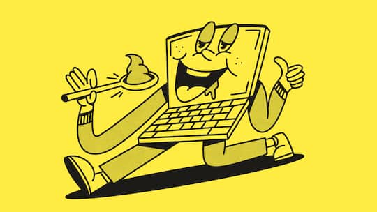 Laptop füttert sich selbst mit Müll, Wie die hochgejubelte künstliche Intelligenz sich erfolgreich selbst verdummt – und was das mit Darwin zu tun hat