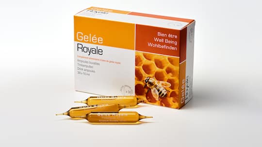 Gelee Royale-Ampullen.