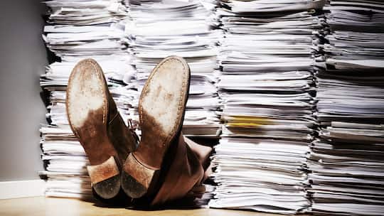 Arbeiten bis zum Umfallen