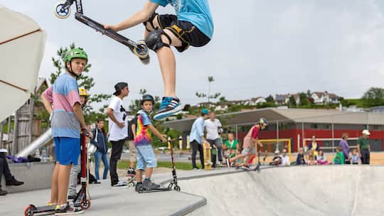 Grosse Sprünge auf kleinen Rädern